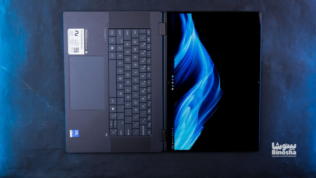 HP Omnibook X Flip 16 intel open