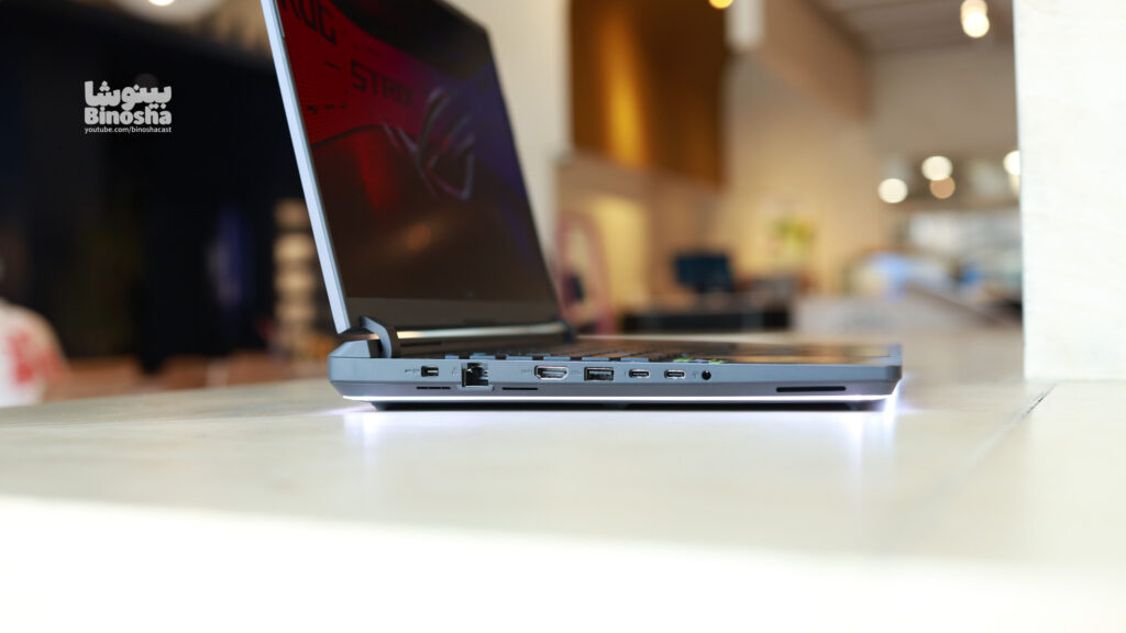 Asus ROG G615LR ports پورت‌ها