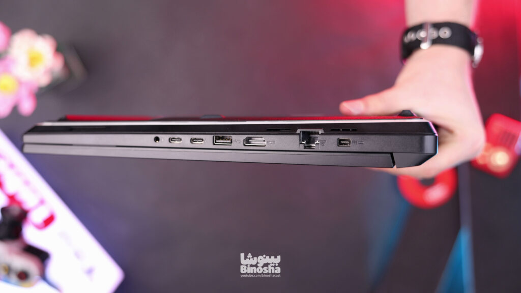Asus ROG Scar 18 Binosha پورت‌ها