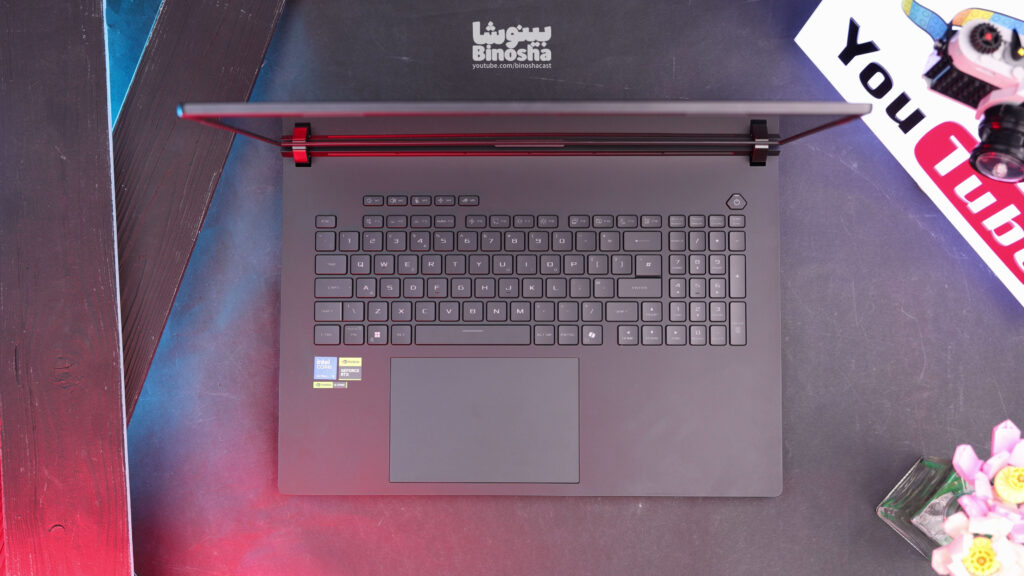 Asus ROG Scar 18 Binosha کیبورد و ترک پد