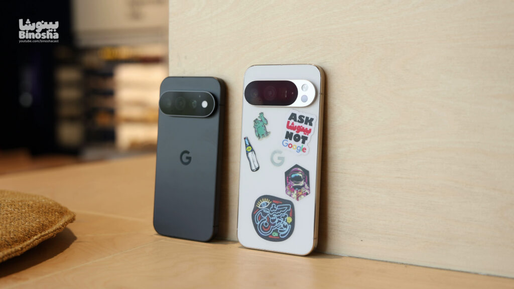 Google Pixel 11 Pro Binosha در کنار Pixel 10 Pro