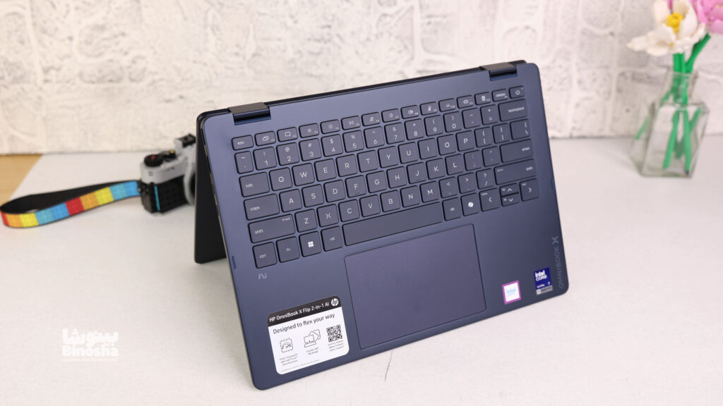 HP Omnibook X14 Flip باز شده binosha بینوشا