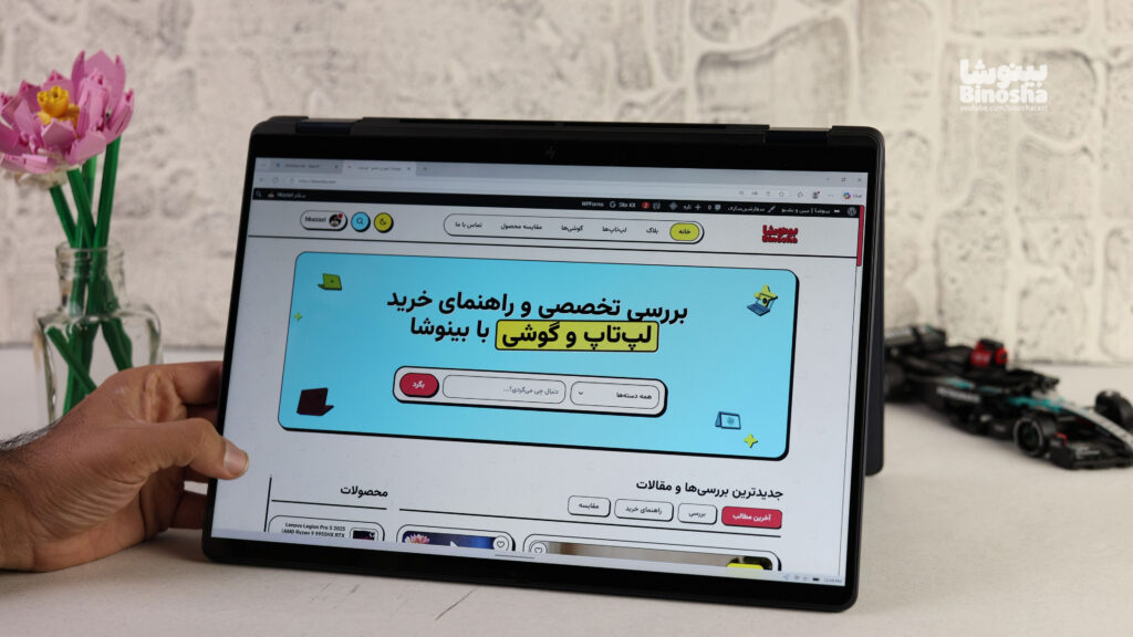 HP Omnibook X14 Flip نمایشگر binosha بینوشا