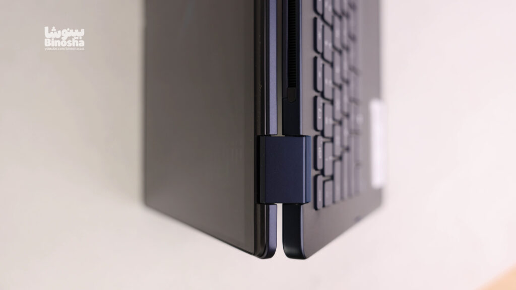 HP Omnibook X14 Flip نمایشگر از بالا binosha بینوشا